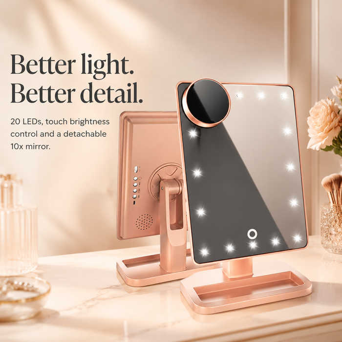LumaVanity LED makeup mirror hero