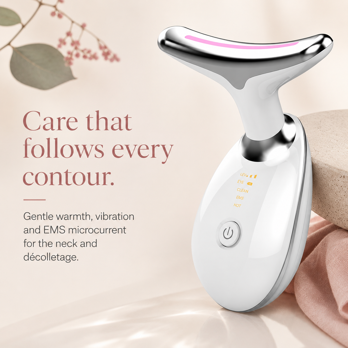 NeckSculpt EMS thermal neck and décolletage massager premium product overview