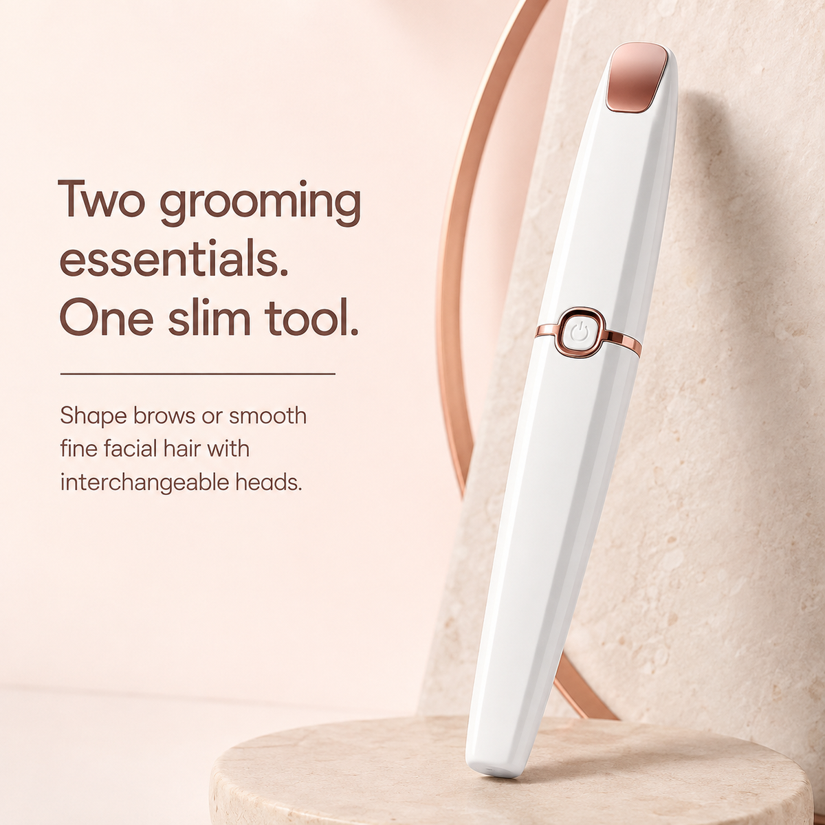 SlimLine premium square product hero with information